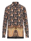 Etro All-over Patterned Long-sleeved Shirt In Multicolour