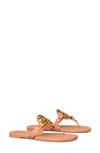 Tory Burch Metal Miller Soft Leather Sandals In Sweet Tooth / Gold