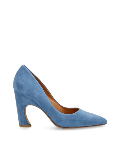 Chloé Oli Suede Pumps In Pink