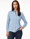 Jones New York Easy Denim Button-up Shirt In Multi