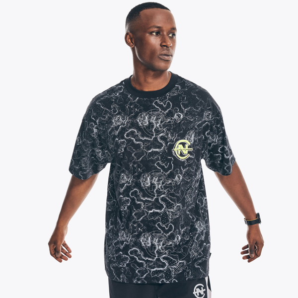 nautica black t shirt