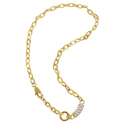 Akalia Aiming For Top 18k Gold Plated Women's Necklace