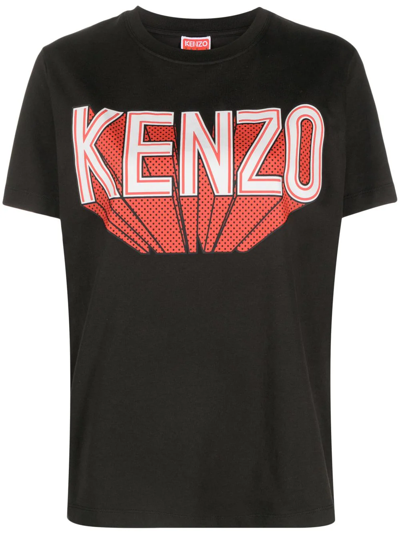 Kenzo T-shirt Con Logo In Black