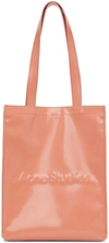 ACNE STUDIOS PINK LOGO TOTE