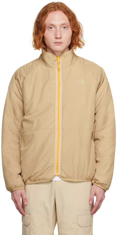 The North Face Reversible Pile Jacket In White