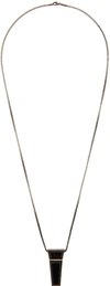 RICK OWENS GOLD CRYSTAL TRUNK CHARM NECKLACE