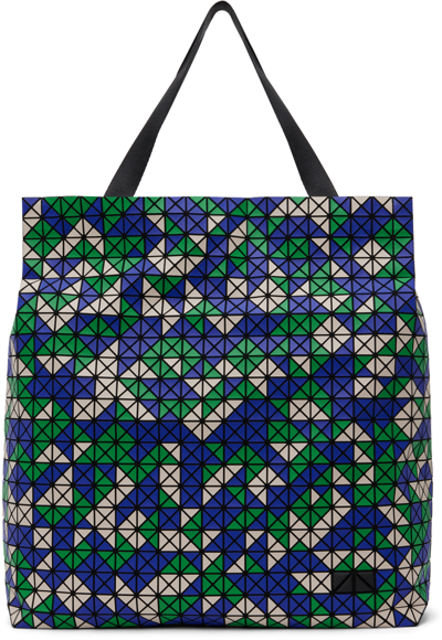 Bao Bao Issey Miyake Small Cart Geometric-pattern Tote Bag In 88-purple Mix