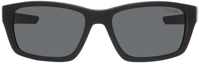 Prada Black Linea Rossa Sunglasses
