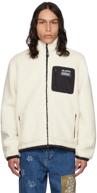 Axel Arigato Billy Fleece Jacket In Blue Beige