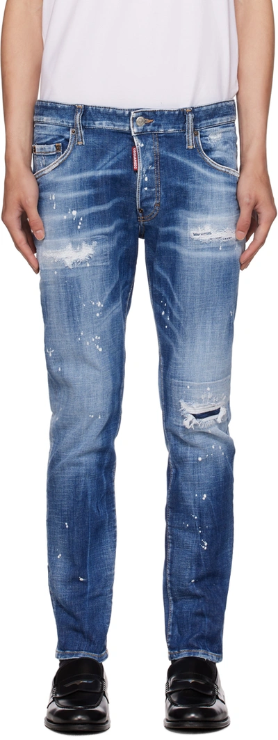 Dsquared2 Skater Jean In Blue