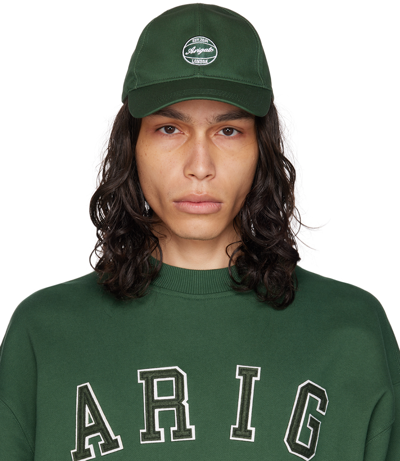 Axel Arigato Green Dunk Cap In Dark Green