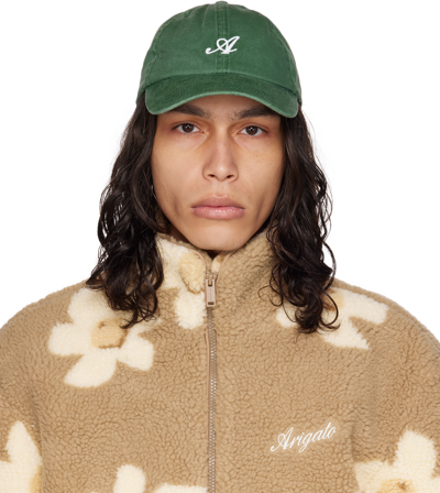 Axel Arigato Green Washed Signature Cap In Washed Green