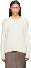 Lisa Yang The Clio Cashmere Sweater In Cr Cream