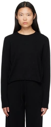 Lisa Yang Ida Loose-knit Cashmere Sweater In Bl Black