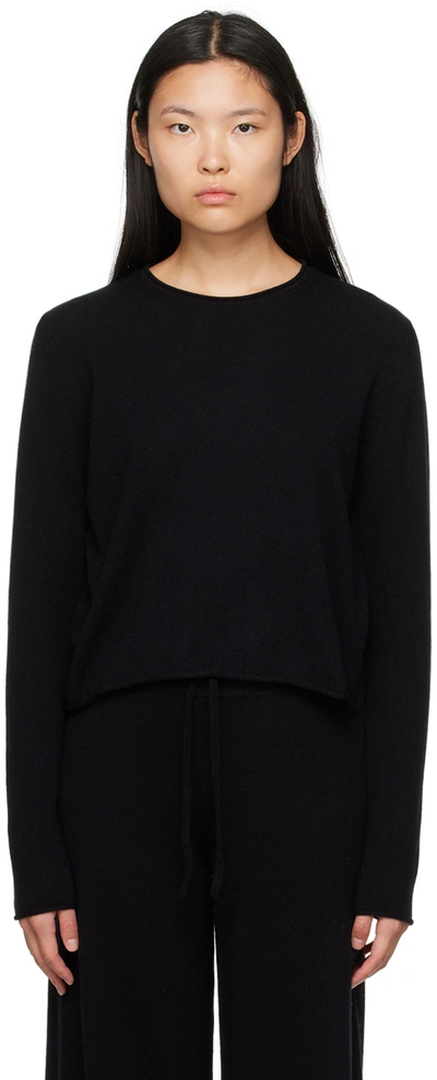 Lisa Yang Ida Loose-knit Cashmere Sweater In Black