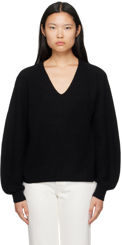 Lisa Yang Black Maya Sweater In Bl Black