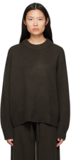 LISA YANG SSENSE EXCLUSIVE BROWN 'THE RENSKE' SWEATER