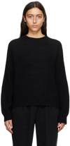 Ymc You Must Create Earth Jets Ribbed-knit Sweatshirt In 01-black