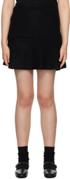 LISA YANG BLACK 'THE NOA' MINISKIRT