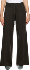 Lisa Yang Ssense Exclusive Brown 'the Sofi' Lounge Pants In Wo Wood
