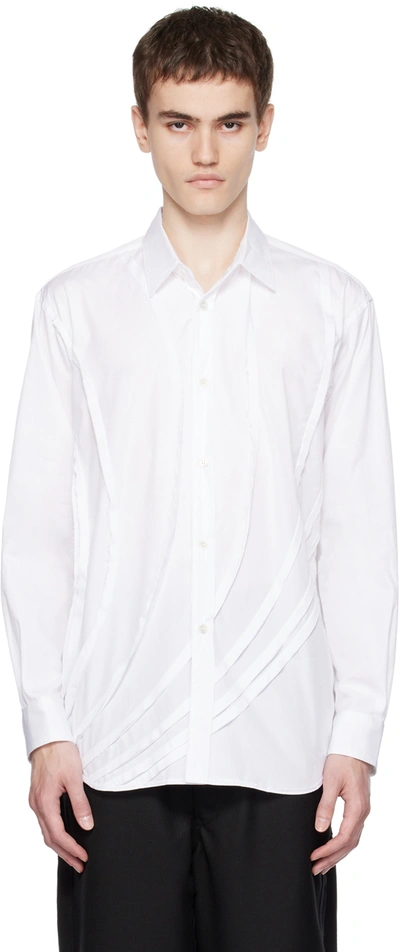 Comme Des Garçons Shirt Cotton Shirt In White
