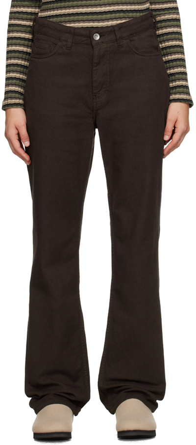 Ymc You Must Create Ausgestellte Patti Jeans In 20-brown