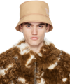 MARNI TAN EMBROIDERY BUCKET HAT