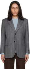 AFTER PRAY GRAY TWO-BUTTON BLAZER