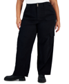 CELEBRITY PINK TRENDY PLUS SIZE RELAXED-FIT STRAIGHT-LEG CARGO PANTS