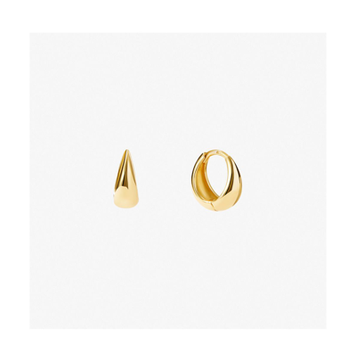 Ana Luisa Bold Huggie Hoops In Gold