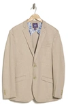 Savile Row Co Tan Textured Neat Knit Sport Coat In Tan