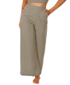 Rip Curl Isla Geo Linen Blend Pants In Black