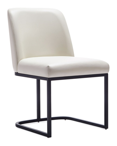 Manhattan Comfort Serena Dining Chair In Cream