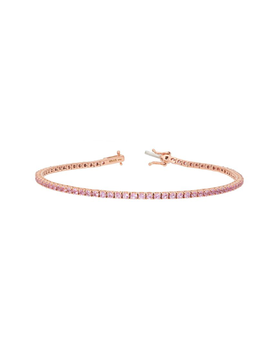 Nephora 14k Rose Gold 2.05 Ct. Tw. Sapphire Tennis Bracelet