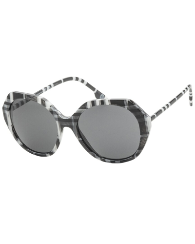 Burberry Women's Be4375 55mm Sunglasses In White