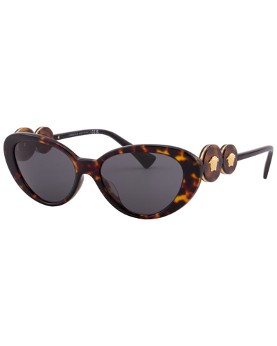 Versace Women's Ve4433u 54mm Sunglasses In Brown