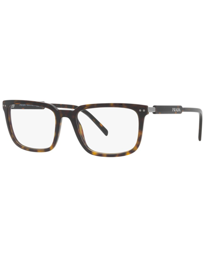 Prada Men's Pr13yv 55mm Optical Frames In Brown