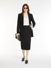 Max Mara Orosei Midi Skirt - Leisure In Black