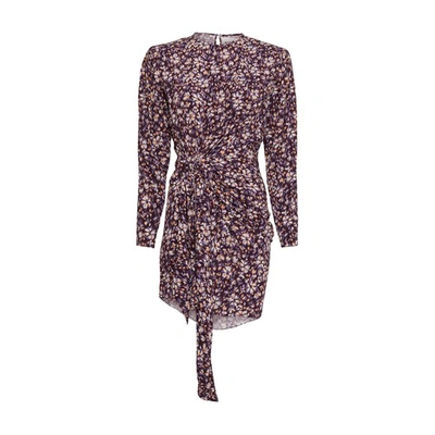Isabel Marant Étoile Dulce Dress In Purple_orange