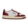 Autry Panelled Low-top Leather Sneakers In Leat_leat_wht_syrah