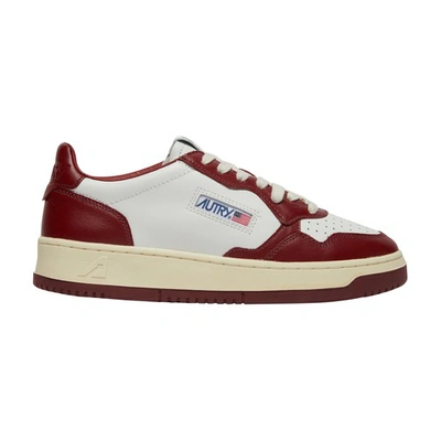 Autry Panelled Low-top Leather Sneakers In Multi