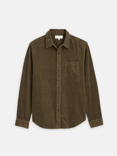 Alex Mill Mill Shirt In Fine Wale Corduroy In Military Olive