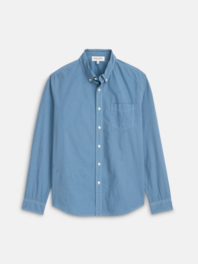 Alex Mill Mill Shirt In Paper Poplin In Faded Delft Blue