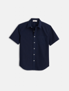 ALEX MILL SHORT SLEEVE MILL SHIRT IN COTTON POPLIN