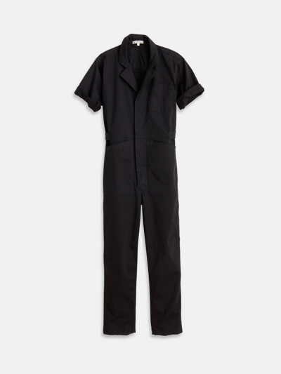 Alex Mill Standard Short Sleeve Jumpsuit In Black