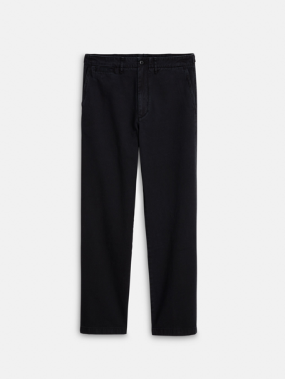 Alex Mill Long Inseam Straight Leg Pant In Vintage Washed Chino In Washed Black