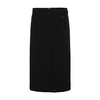 Sportmax Albio Midi Skirt In Nero