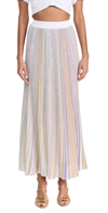 MISSONI LONG SKIRT BEIGE/LILAC/POWDER BLUE