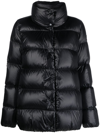 MONCLER BLACK COCHEVIS QUILTED JACKET