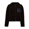 LOEWE SHEARLING HOODED JACKET